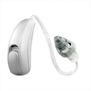 Hearing Aid in Silver